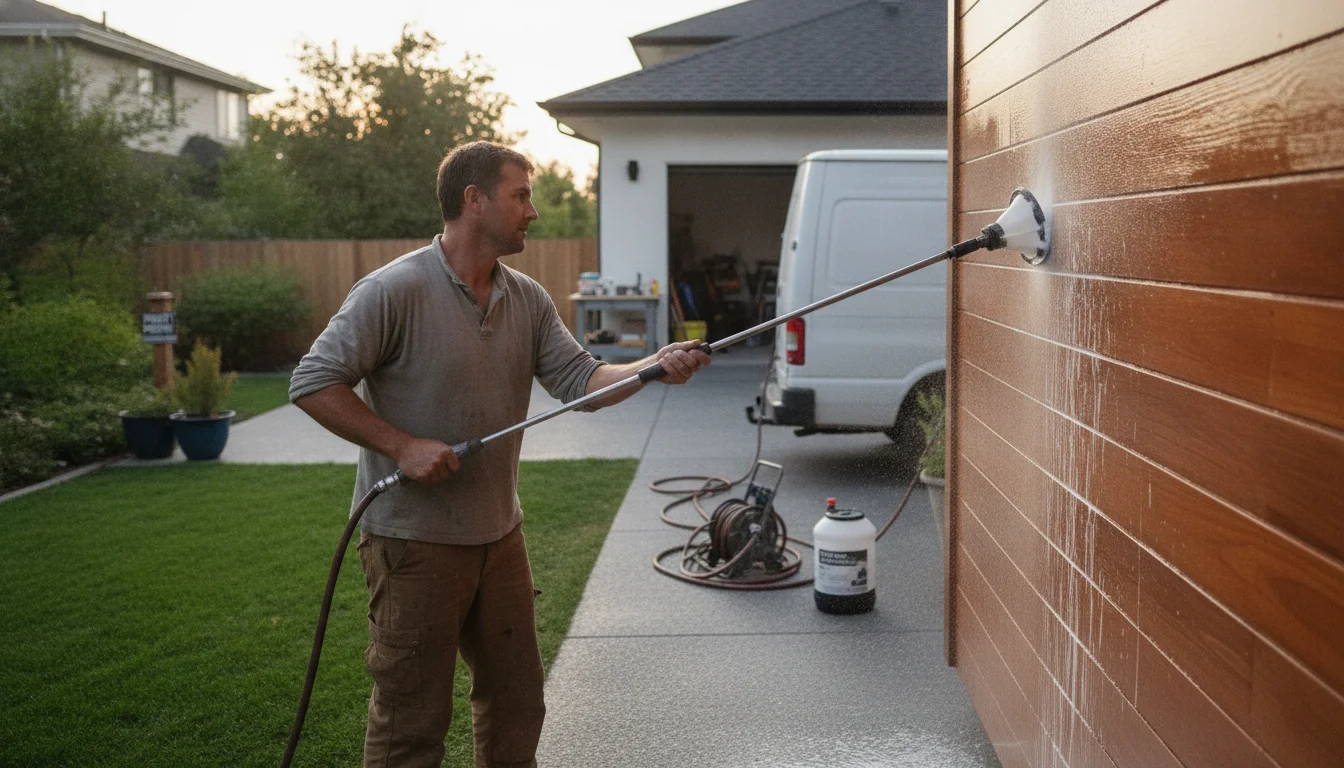 Hero image: soft washing cedar siding—safe guide for Slidell homes by Pressure Washing Slidell